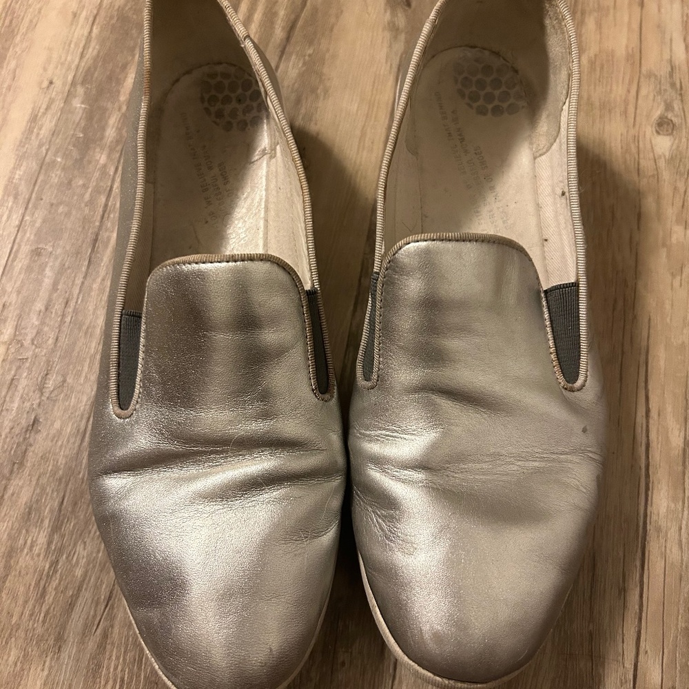 EUR 37.5 Fit Flop Silver Slip On